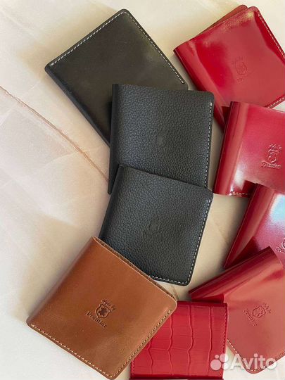 Кожаный кошелек в ассортименте