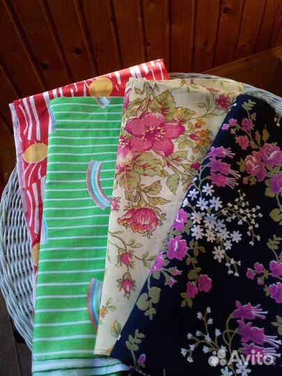 Отрезы тканей СССР суперкачество и сохранность