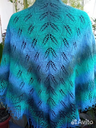 Шаль из шерсти/акрила 