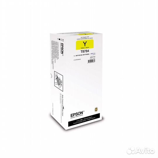 Струйный картридж Epson T8784 Желтый 118462