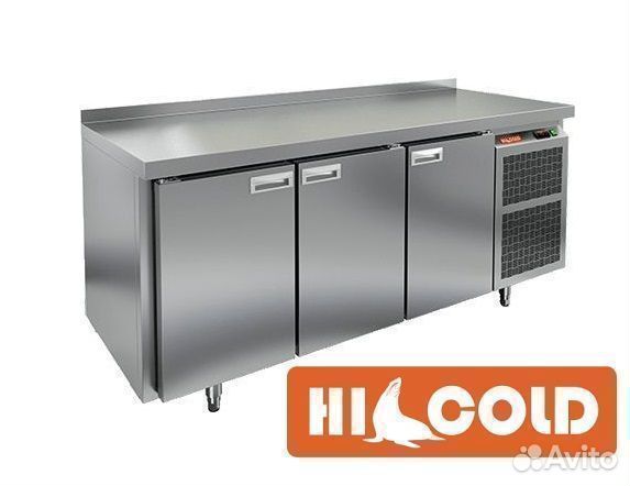 Стол холодильный Hicold SN 111/TN с бортом