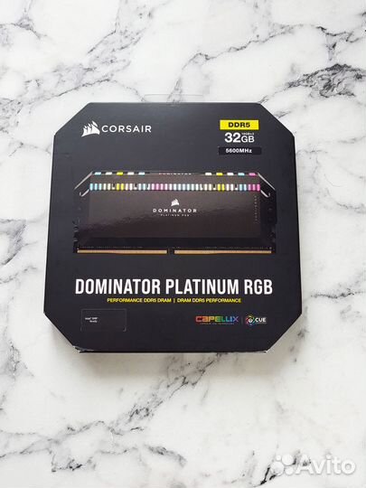 DDR5 Corsair Dominator RGB 32gb 2x16 5600Mhz Новая