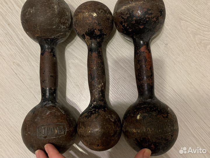 Гантели 3 кг и 5кг