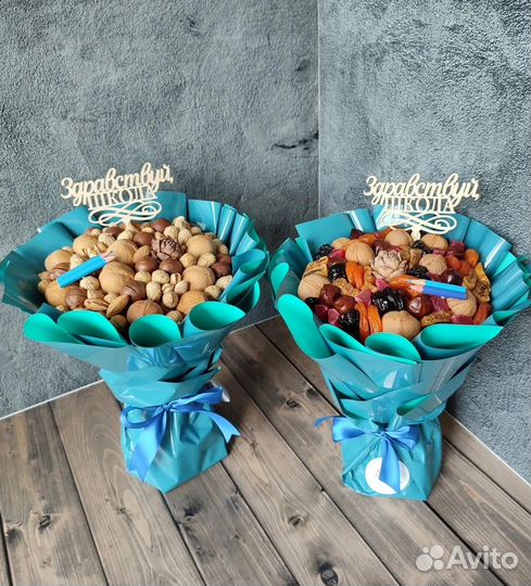 Съедобные букеты на 1 сентября учителю