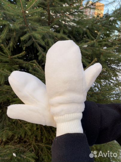 Варежки меховые