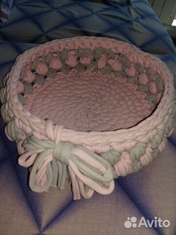 Корзинки вязаные б/у