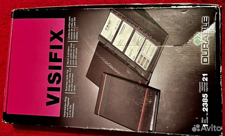 Визитница с вкладышами 200карт