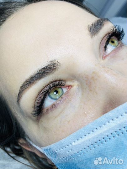 Наращивание ресниц любой объём и изгиб