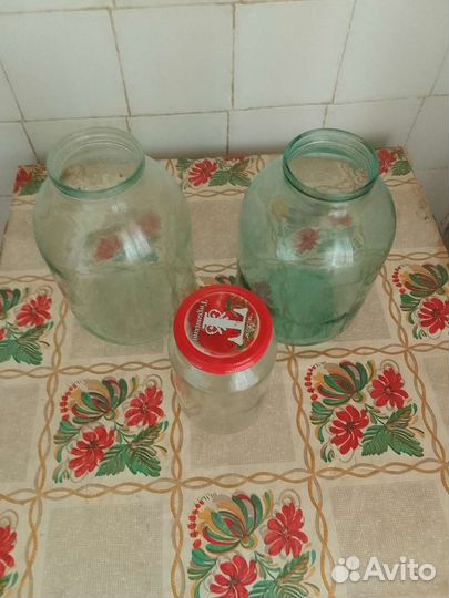 Банки стеклянные 1л.,2л.,3 л