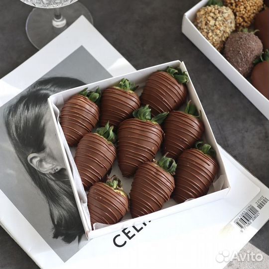 Клубника в шоколаде 2-3 часа