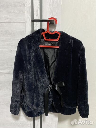 Болеро из меха черного цвета XXS