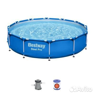 56681 Bestway Каркасный бассейн 366х76см, 6473л