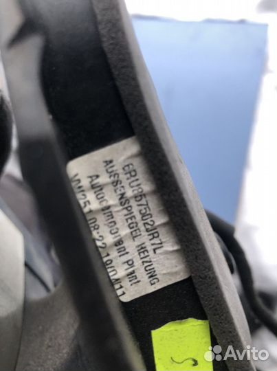 Volkswagen Polo SED 2011-2020 Зеркало правое