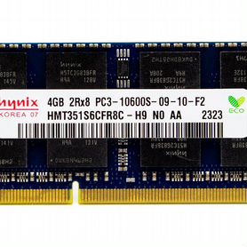 Новые sodimm DDR3 4GB PC3-10600S 1333мгц Hynix