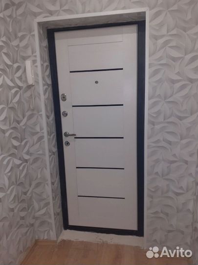 Дверь входная металлическая с зеркалом