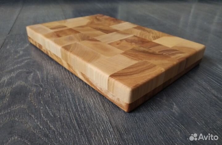 Доска разделочная торцевая из массива ясеня