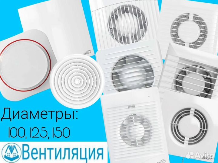 Вентилятор вытяжной бытовой Эра
