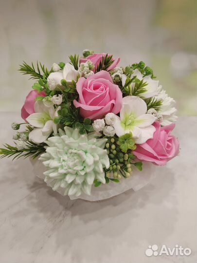 Букет из мыла