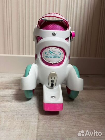 Роликовые коньки детские hudora р. 26-29