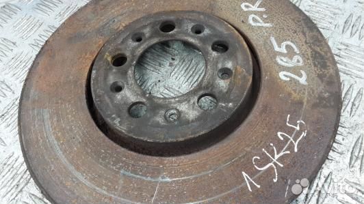 Диск тормозной передний skoda rapid (1SK25PH01)