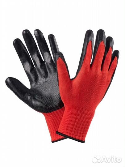 Перчатки нейлоновые с нитриловым покрытием, 48 пар