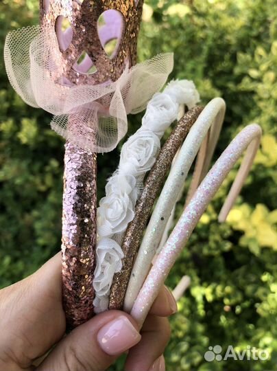 Ободки, резинки, заколки