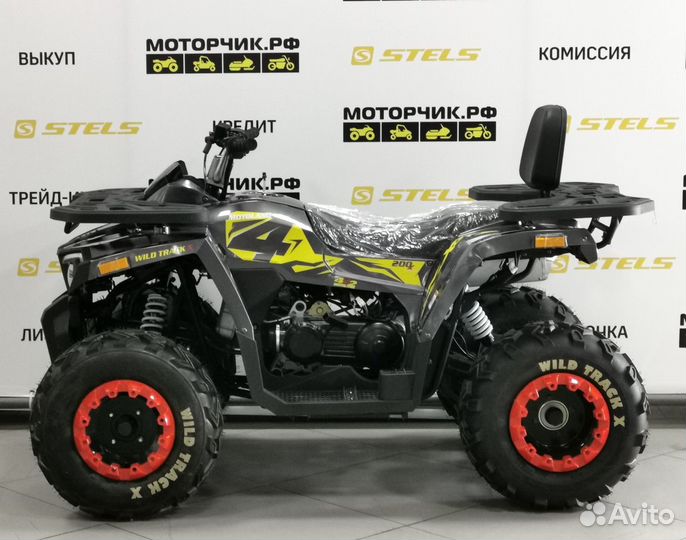 Квадроцикл MotoLand wild track X 200 (баланс. вал)