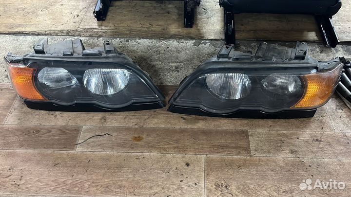 Передние фары BMW X5 E53 галоген бмв