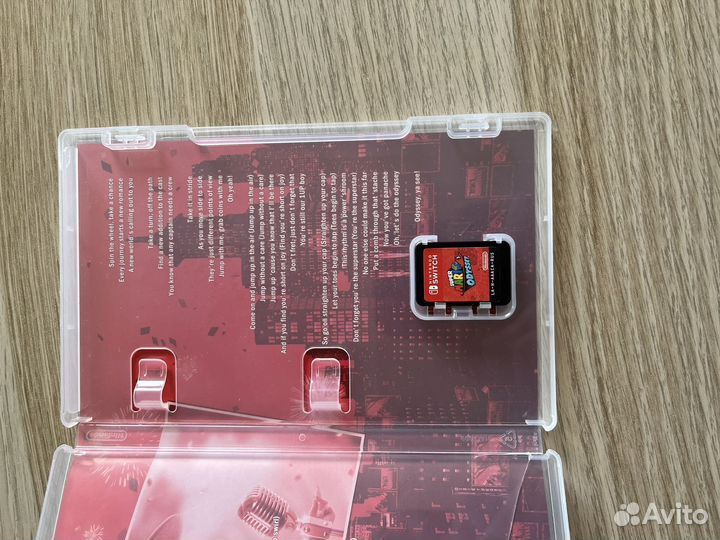 Картридж super mario odyssey для nintendo switch