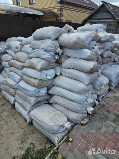 Мульча (отлет кедровых шишек)