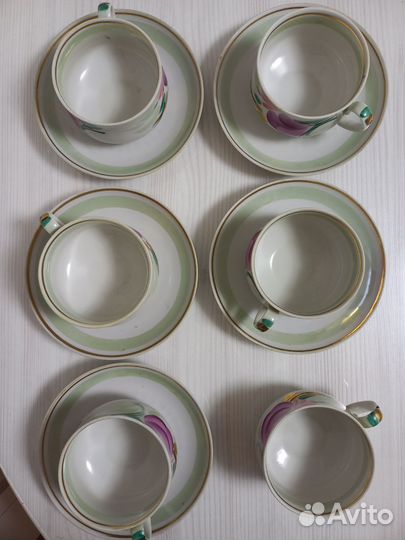 Чайный сервиз Дулево Агашки СССР