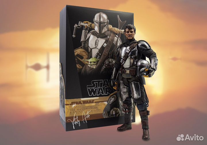 Hot Toys - Mandalorian & Grogu (Deluxe) TMS052