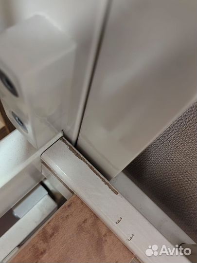 Детская кроватка с продольным маятником и матрасом