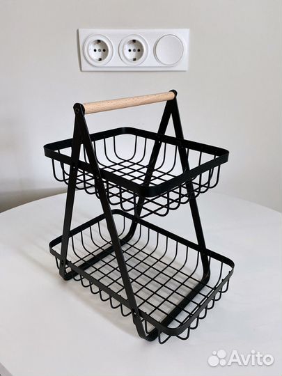 Корзина для фруктов металлическая