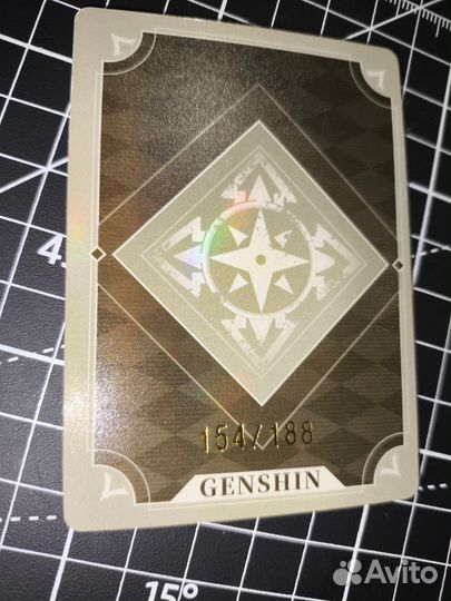 Лимитная карта с Лизой из геншина genshin impact