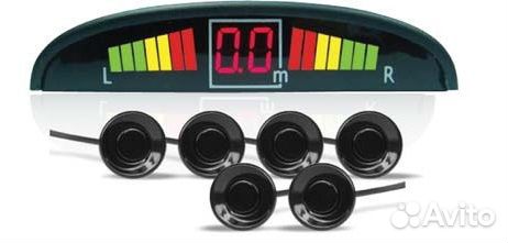 Парктроник AVS PS-126U (6 датчиков, светодиодный д