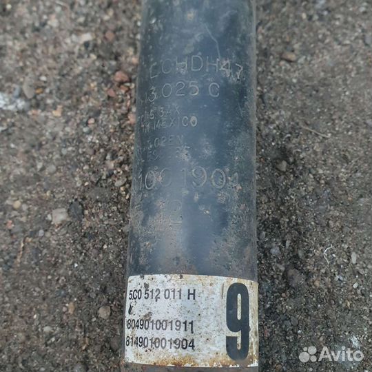 Задние амортизаторы на volkswagen jetta