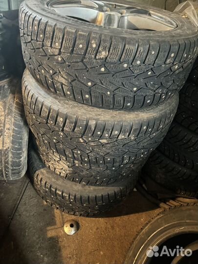 Литые диски с зимней резиной 225/55 r 17