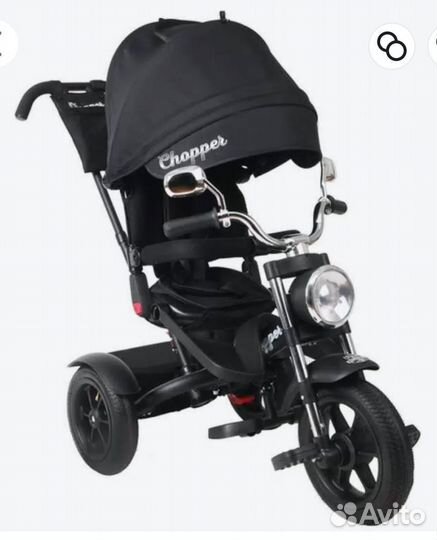 Велосипед трехколесный Chopper черный