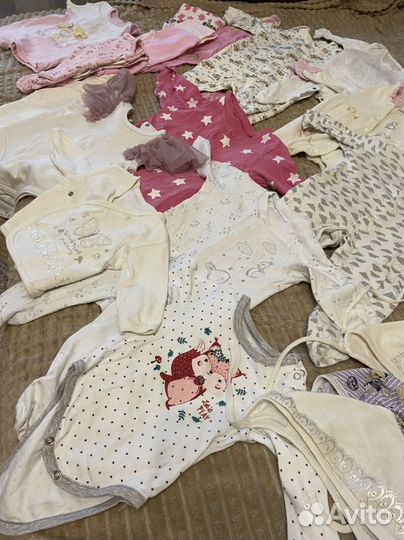 Вещи пакетом на девочку 62-68