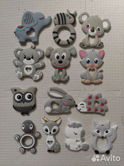 Силиконовые грызунки фурнитура