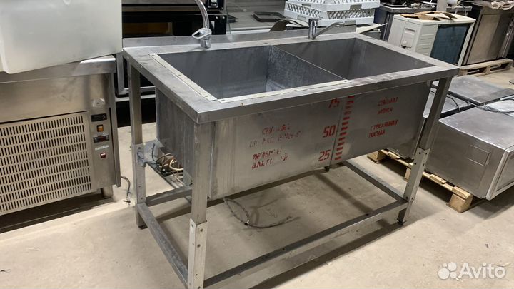 Котломойка из нержавейки двойная