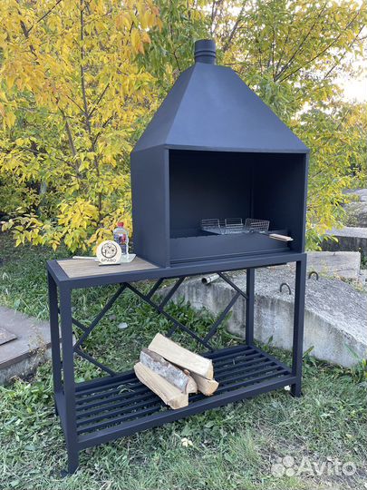Мангал + печка под казан + гриль