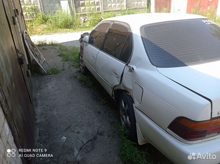 Toyota Corolla 1.5 МТ, 1991, битый, 307 000 км