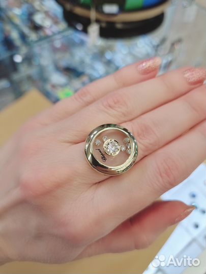 Кольцо в стиле chopard р. 16