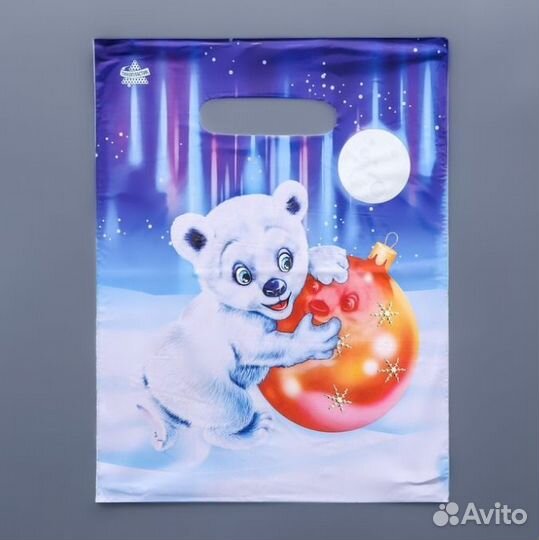 Пакет подарочный новогодний