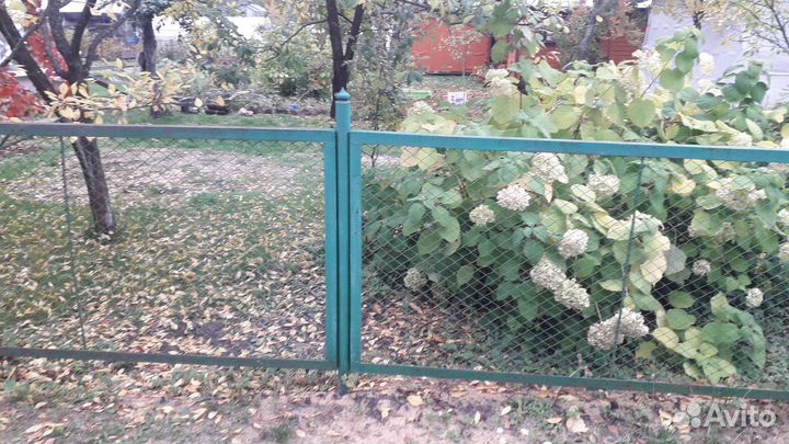 Забор для сада в уголке 4см размер ячейки3см