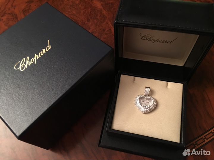 Новый золотой кулон с брил. 3.5 ct, 3/3 Chopard