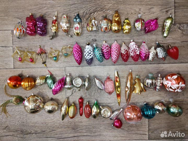 Игрушки елочные СССР