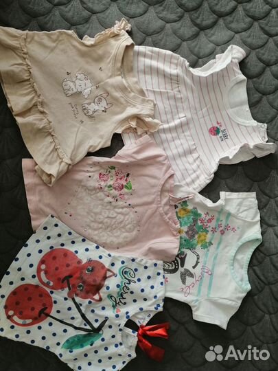 Детские вещи пакетом для девочки 74